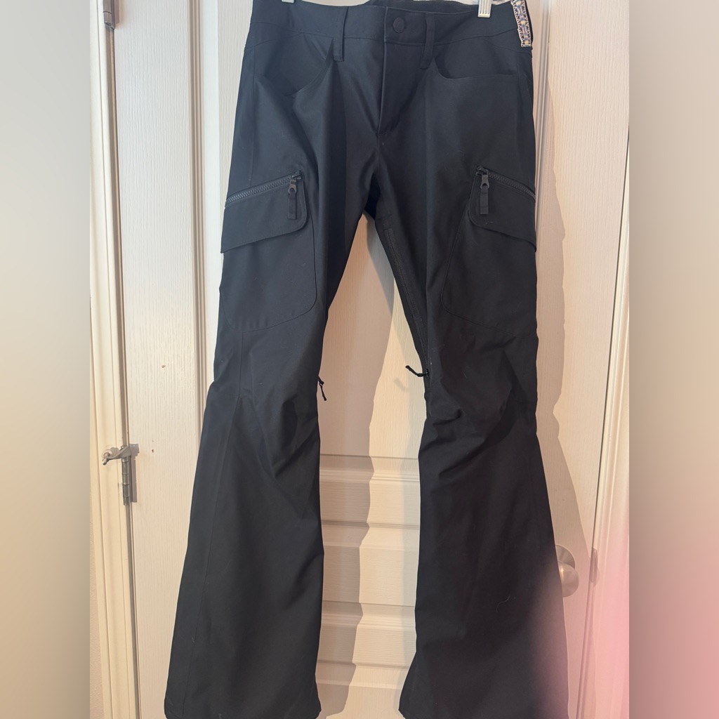 Burton Women's Gloria Stretch Black Snow Pants Quality Size S -New W/O Tags